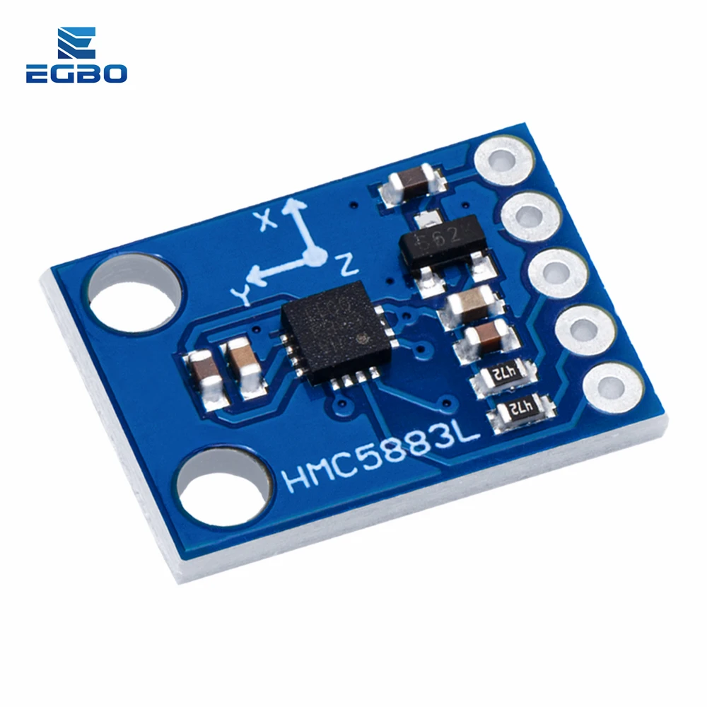 1 Buah EGBO GY-273 HMC5883L Modul Sensor Magnetometer Kompas Tiga Sumbu 3V-5V