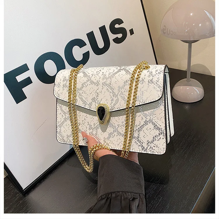 

Luxury 2025 Snake Print Kelly Bag - Women's Designer Shoulder Purse, Elegant Crossbody Handbag