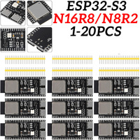 ESP32-S3-DevKitC-1 ESP32-S3 N8R2 N16R8 WiFi Bluetooth-compatible BLE 5.0 Mesh Development Board ESP32 Wireless Module