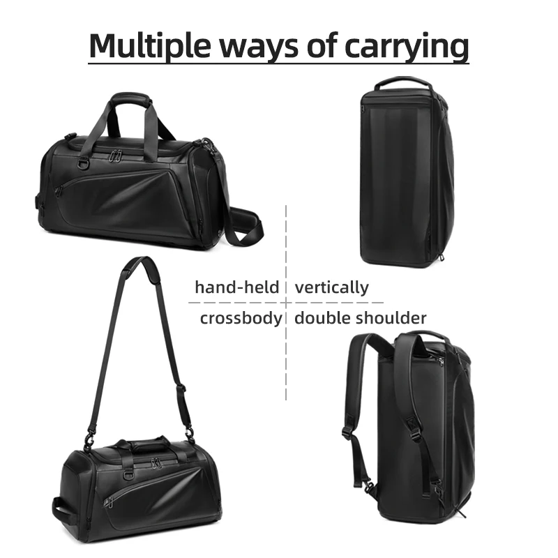 حقيبة ظهر رياضية للرجال للسفر، حقيبة كتف متعددة الوظائف، حقيبة يد للسباحة واللياقة البدنية، حقيبة ظهر للأعمال في الهواء الطلق لحقيبة الأحذية #3