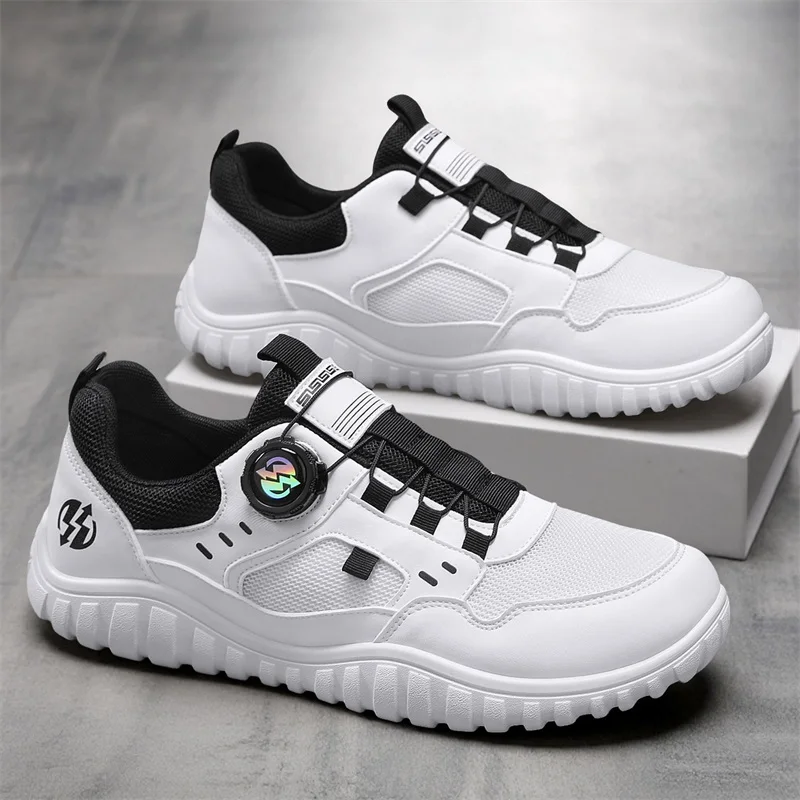 

Mens Casual Shoes Leather Men's Sneakers Comfortable Soft Male Wark Board Shoes Platform Shoe for Men Shoes wide-toe shoes