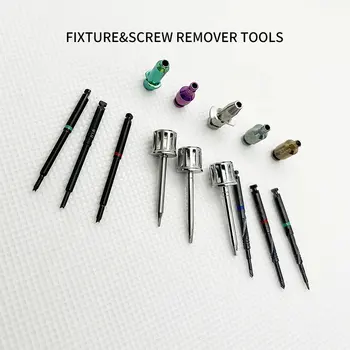 Tooth Broken Implant Screw Abuscrew Screw Extractor Reverse Drill Failed Fixture Remover Implant Screws Remover Claw Drill Tool