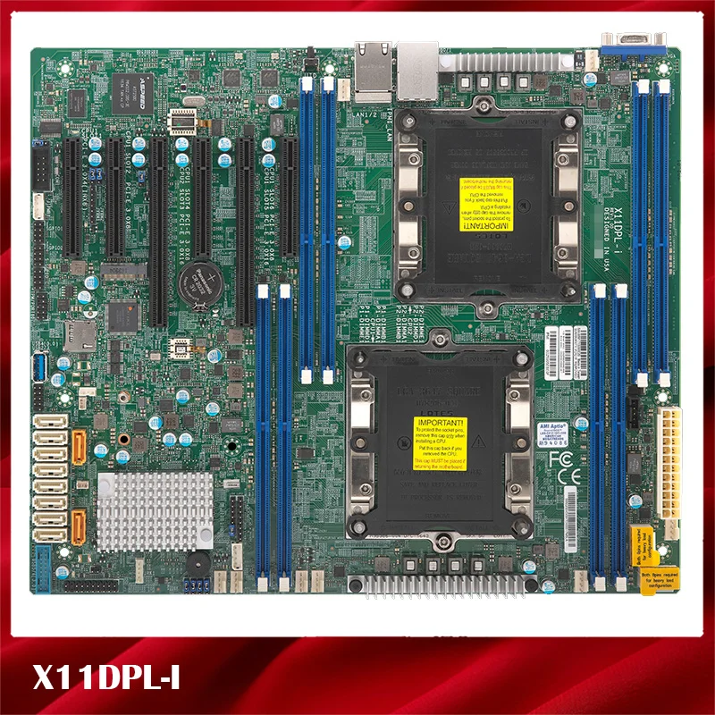 Brand New Original Server Motherboard For Supermicro For X11DPL-I C621 LGA3647 M.2 Perfect Test Good Quality