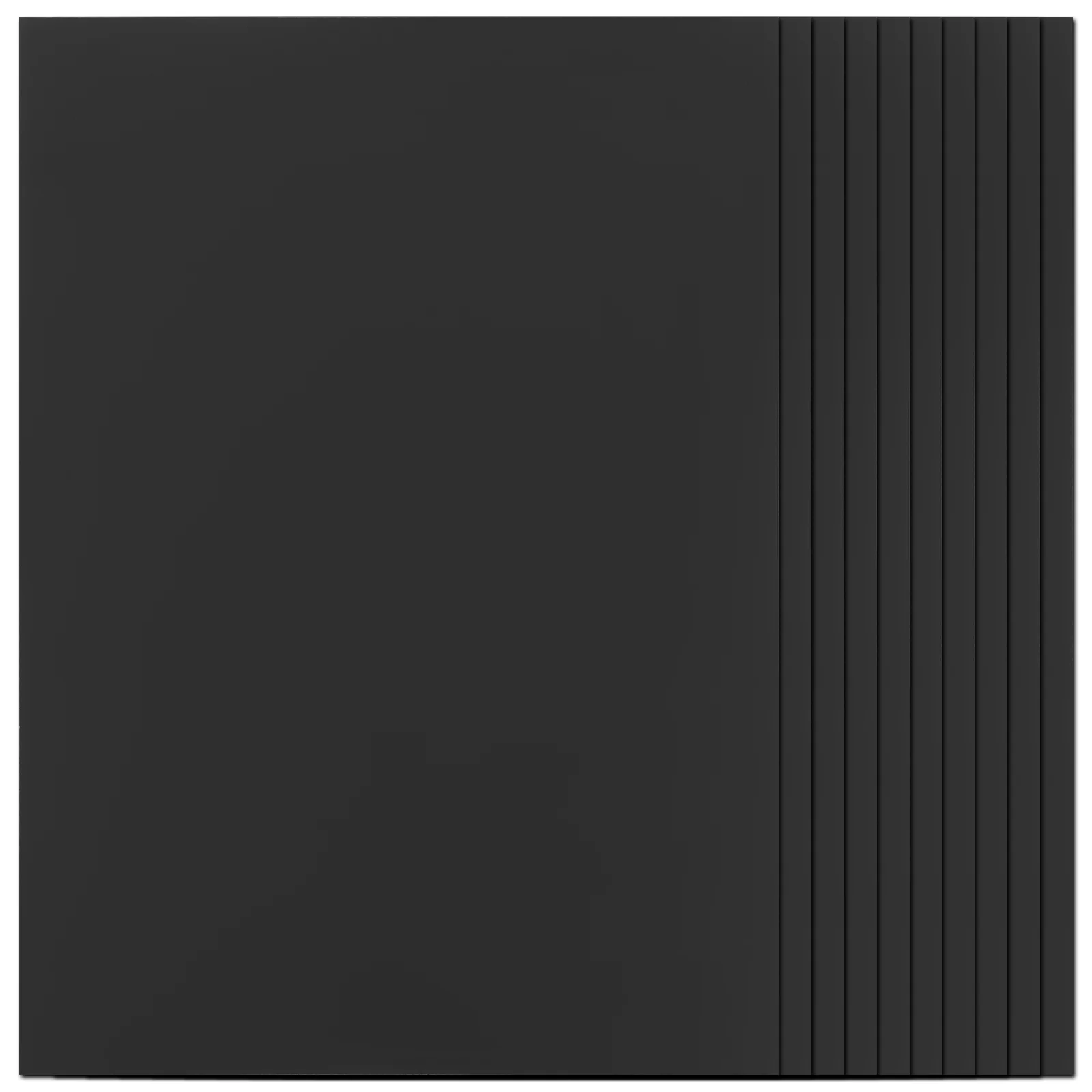 20 Sheets Black Cardboard Cardstock Paper A4 Origami Manual DIY Material Tools Craft