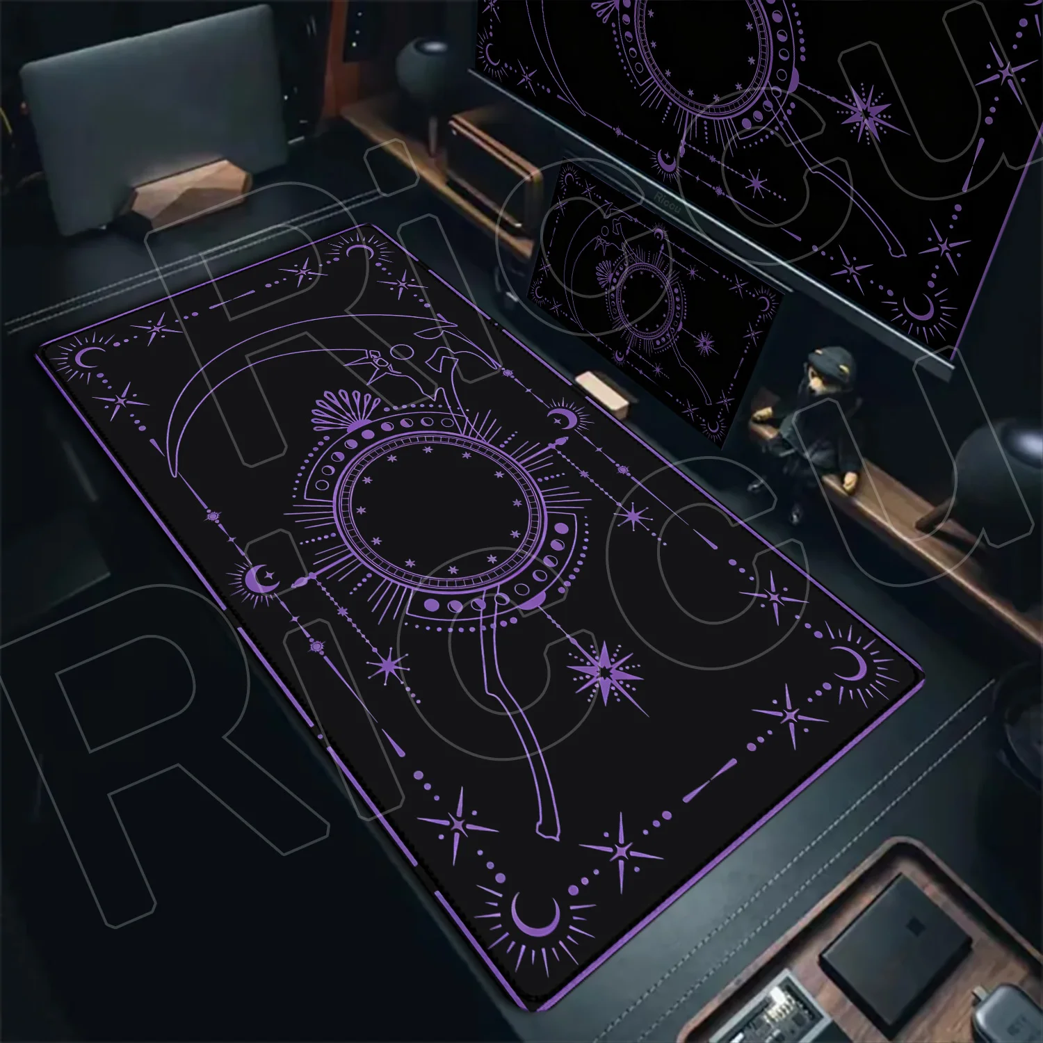 

HD XXL Mouse pad carpet expand Desk Mat Mousepad Tarot scythe of death computer PC Accessories Large waterproof Keyboard Office