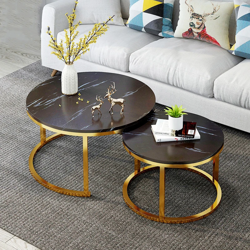 

Nordic Living Room Coffee Table Writing Luxury Round Side Coffee Table Living Room Furnituremesa De Centro Household Products