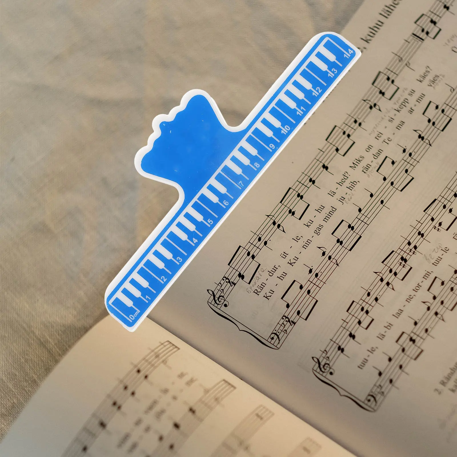 

5Pcs Exquisite Crafted Music Book Clip Smooth Surface Score Holder for Musicians Piano Students Windproof Page Turning Control