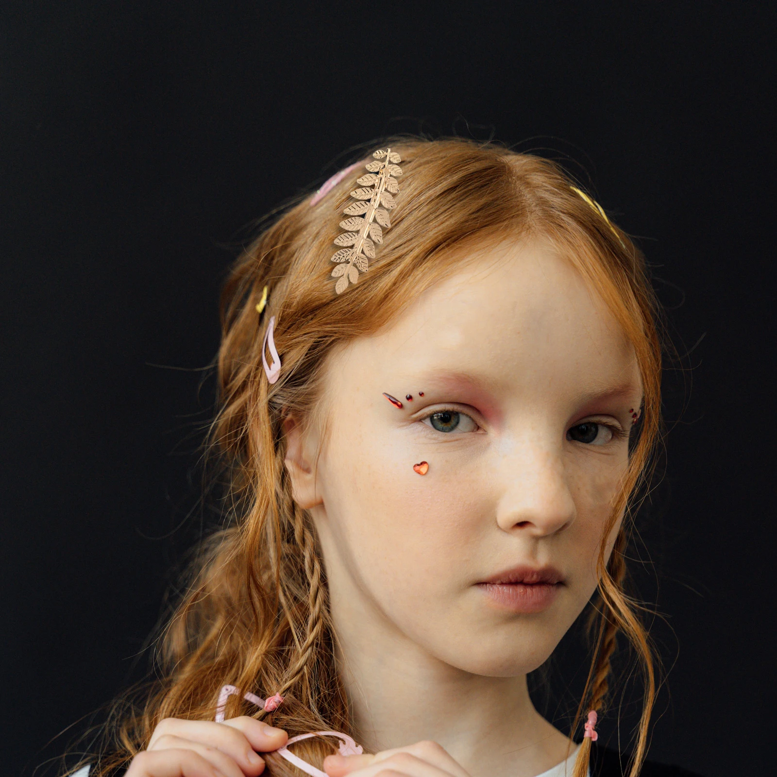 

Металлическая заколка для волос с золотым листом для женщин и девочек, дизайн в виде листьев, заколка для волос для девочек, свадебная вечеринка, повседневные заколки для волос, аксессуары