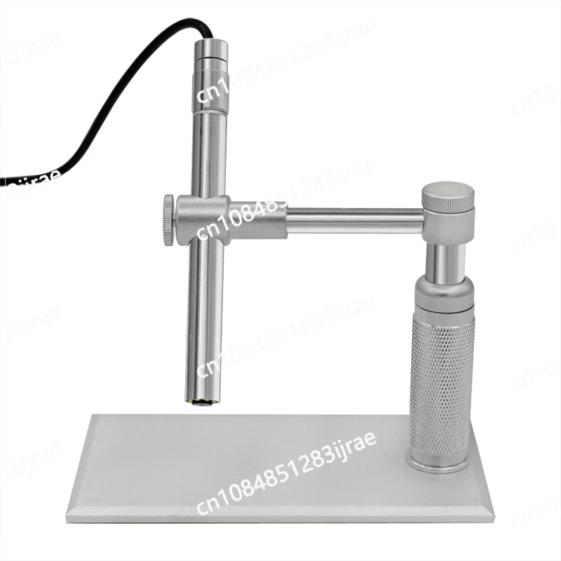 1-500X 2MP Pen Type USB Digital Microscope Endoscope 12MM 8*LED Electronic Inspection Portable Metal Aluminium Stand Holder