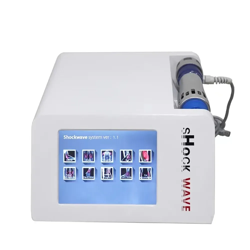 Najnowszy sprzęt do terapii falą uderzeniową 2024 do łagodzenia bólu, sprzęt do leczenia fizycznego, profesjonalne urządzenie medyczne.