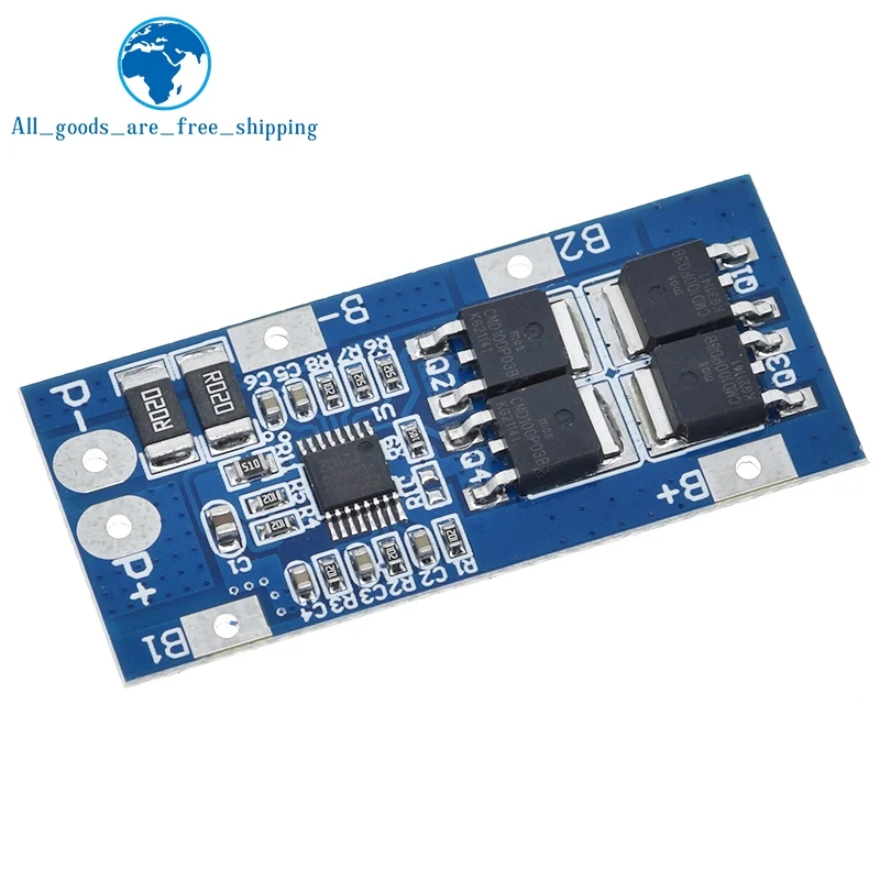 TZT 1/3 قطعة 3S 20A 3.7V 12.6V BMS 18650 ليثيوم أيون شاحن بطارية ليثيوم لوح حماية مع حماية ماس كهربائى #4