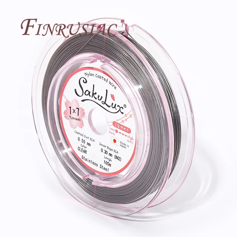 0,3-0,5mm Beständig Starke Linie Edelstahl Draht Gold Farbe Tiger Schwanz Perlen Draht Für Schmuck Machen Erkenntnisse zubehör – Detail 18