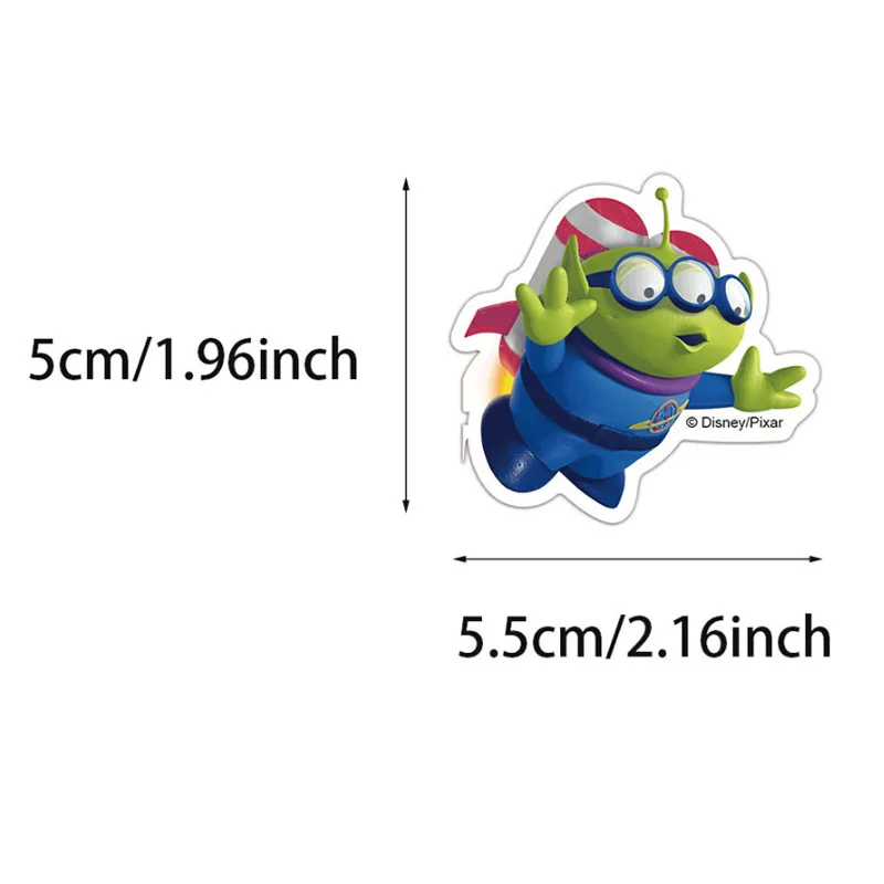 50 Pezzi Adesivi Disney con Personaggi Anime Misti, Collezione Graffiti, Adesivi 3D Cartoon Toy Story per Decorazione Telefono e Laptop