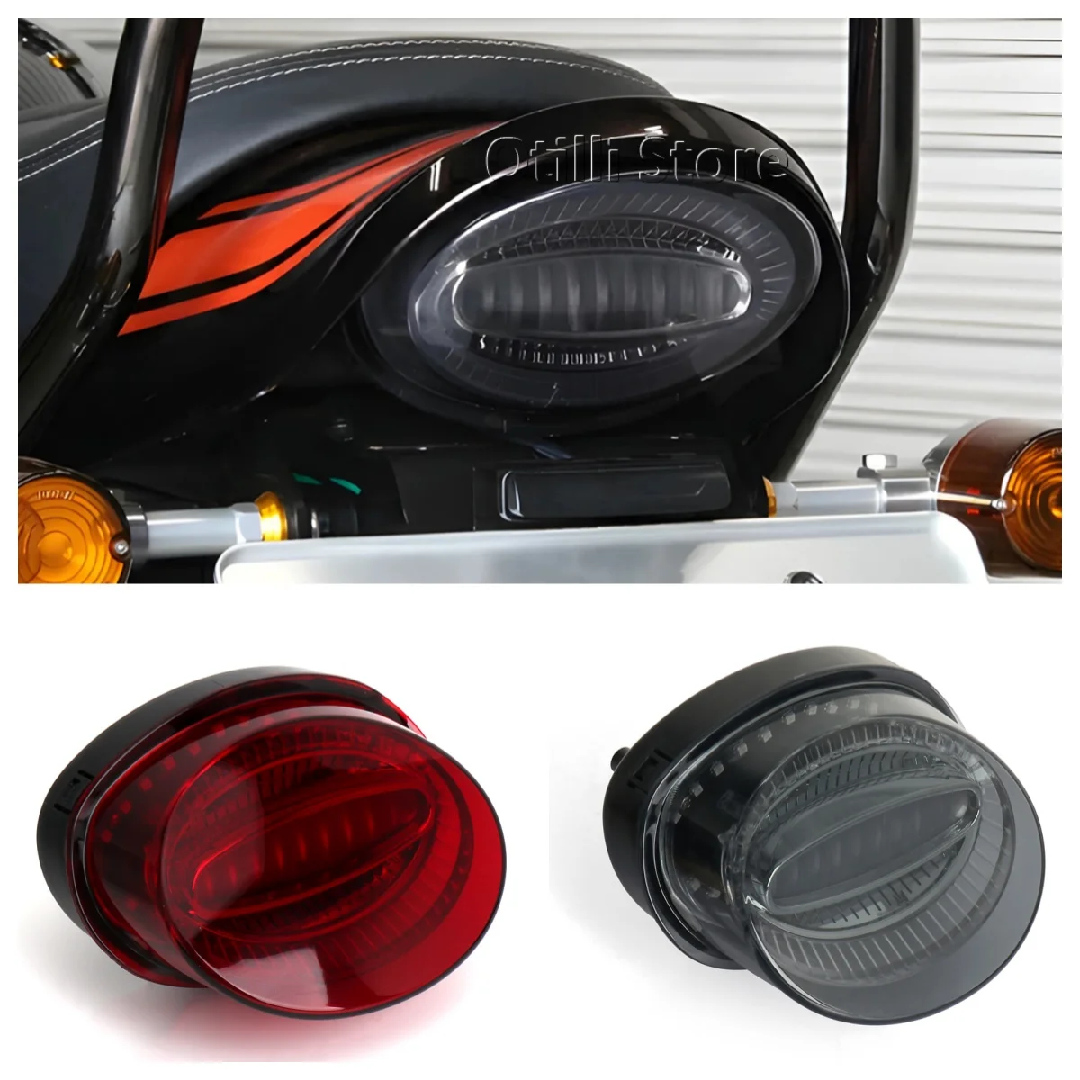 

Мотоциклетные светодиодные указатели поворота, задний фонарь, 2-цветный стоп-сигнал, предупреждающий задний фонарь для KAWASAKI Z 900 RS Z900RS Cafe Z900 RS SE 2018