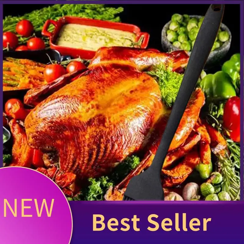 ABLU-Heat Resistant Food Brush For BBQ,Food Grade Silicone Brush For Spreading Sauce/Oil/Egg/Kitchen Brushes For Cooking