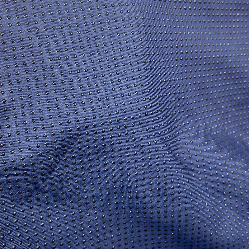 45x50cm Blue Anti-Slip Fabric for Patchwork Sewing Mat Cushion Silicone Particles Fabric for Non-Slip Base Fabrics Tissu