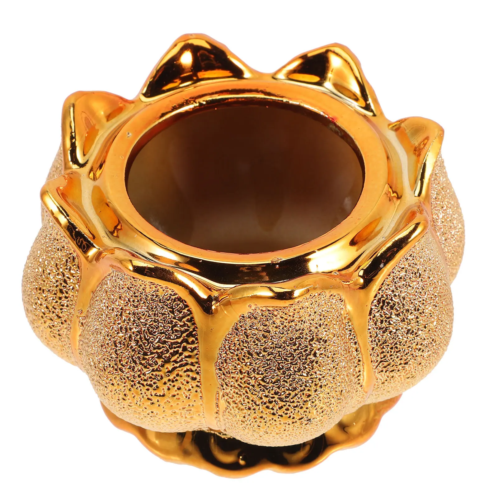 

Lotus Flower Ceramic Incense Holder Decorative Incense Burner for Yoga Meditation Living Room Meditation Ornament