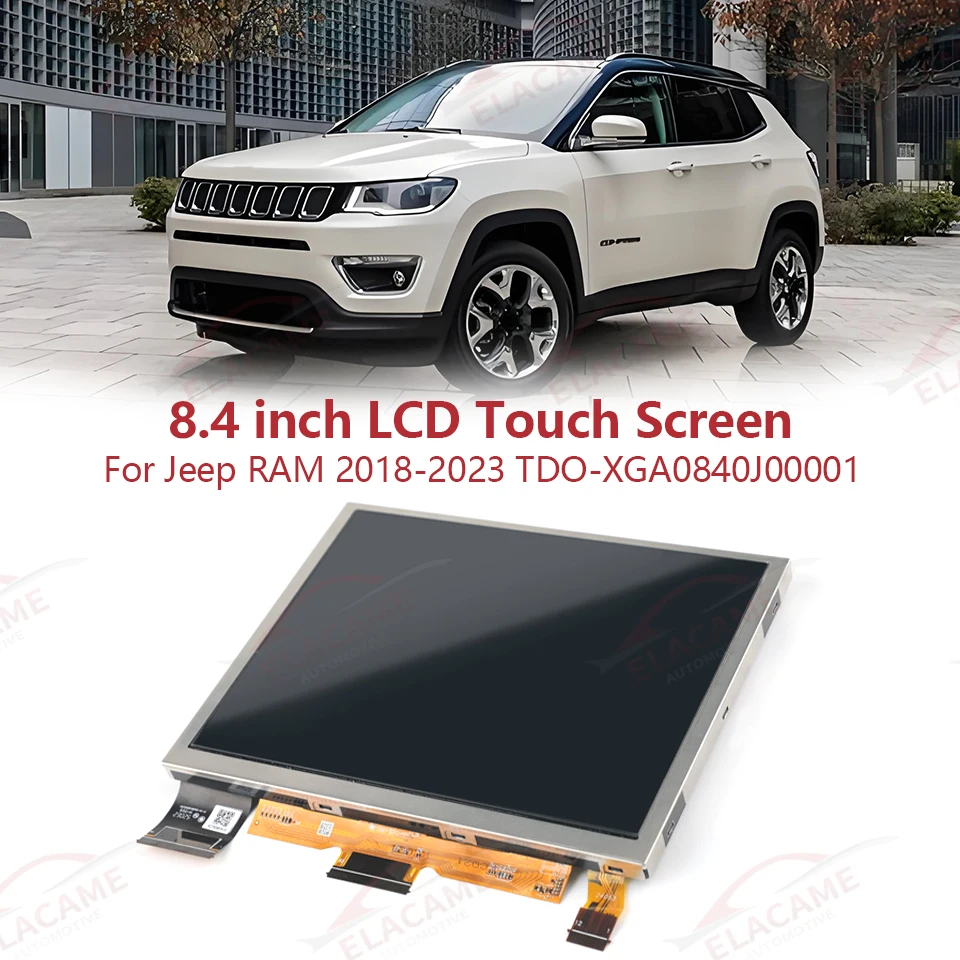 8.4 "Uconnect 4 4C UAQ سيارة شاشة الكريستال السائل شاشة محول الأرقام ل جيب جراند شيروكي RAM 2018-2023 TDO-XGA0840J00001-V5 TDO-XGA084 #1