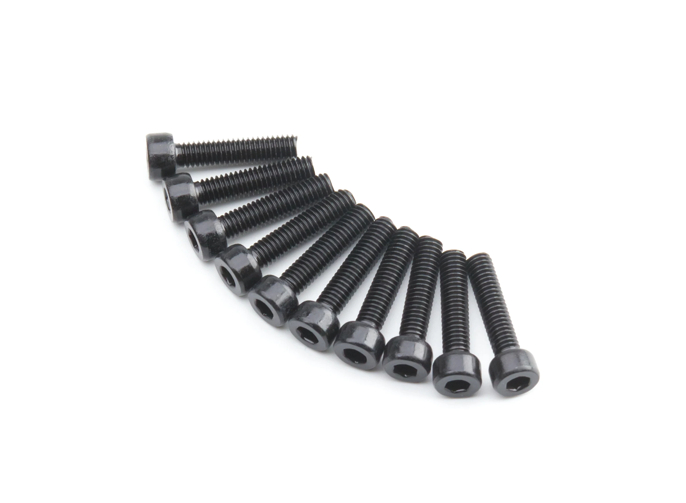 Screw Socket Head Hex M4 x 18mm Machine Steel Black (10pcs)