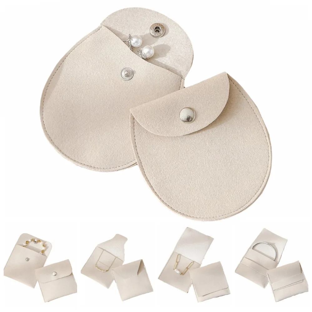 

5Pcs Velvet Jewelry Packing Bag Bracelet Necklace Large Capacity Jewelry Display Box Rings Earrings Organizer Jewelry Holder