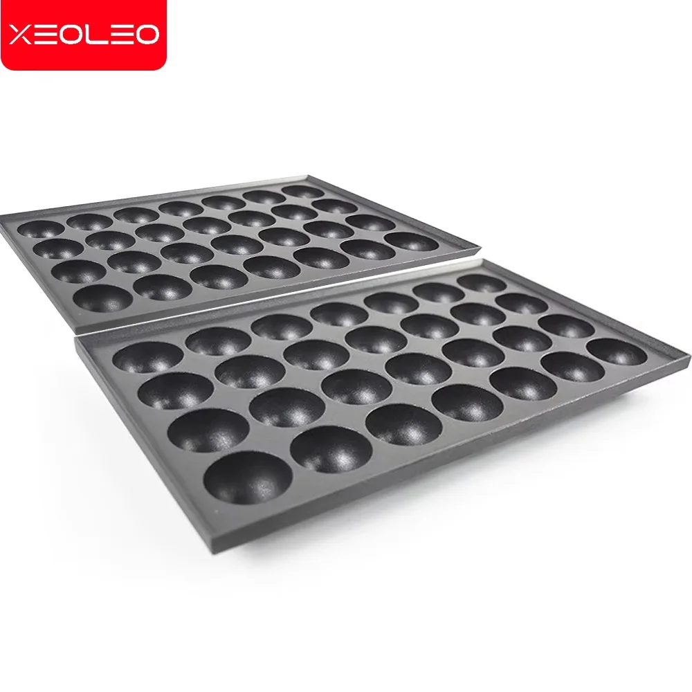 

XEOLEO Double Plates Octopus Ball Baking Pan Takoyaki Machine mould