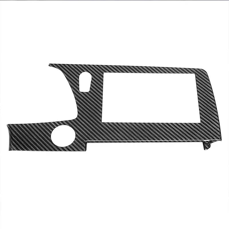 

For Chevrolet Corvette C8 Real Dry Carbon Fiber 2020-2024 LHD Console Navigation Screen Frame Cover Trim Interior Decoration