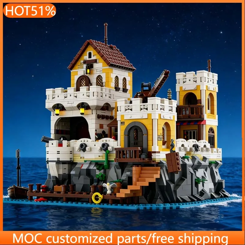 

4153 PCS City Street 6276 Fortress Remake MOC Customize Modular Building Block Design Kids Brick Simple DIY Toy Birthday Gift