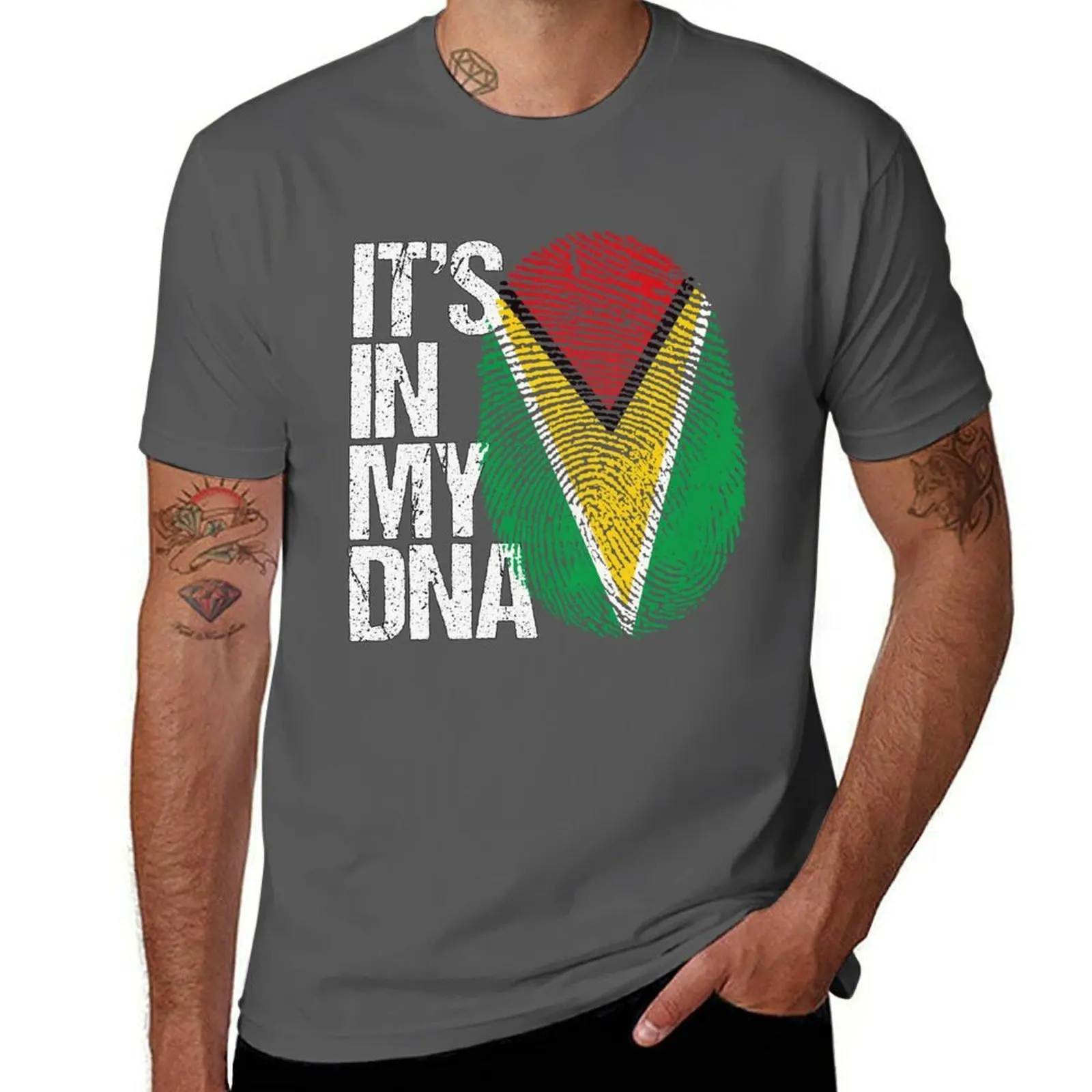 

Guyana Its In My DNA - Gift For Guyanese From Guyana , dna, gift womens funny gifts roots flag proud pride T-Shirt