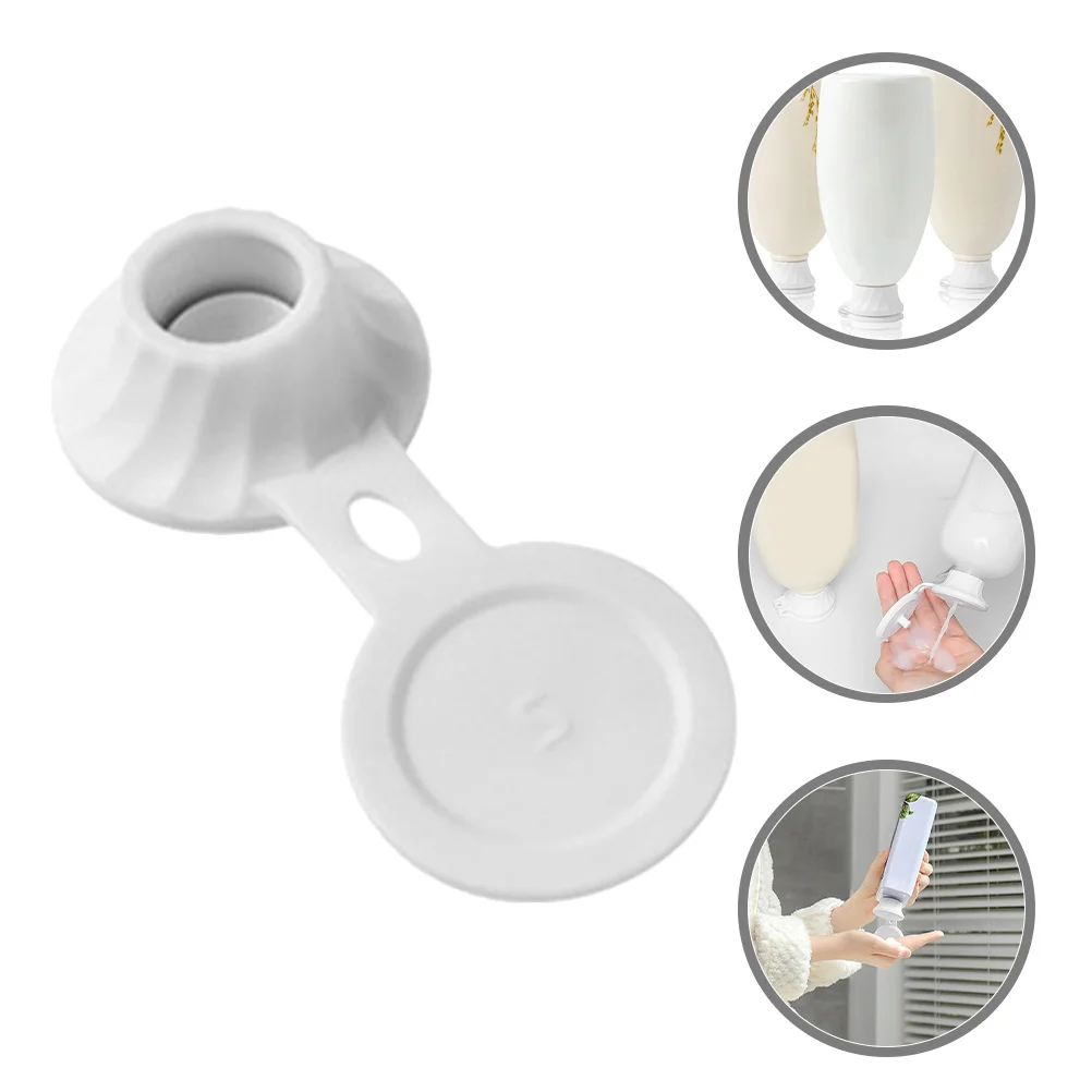 

3Pcs Upside Down Bottle Caps Leak-Proof Replacement Lids for Shampoo Dispenser Lotion Containers Bathroom Kitchen Jar Condiment