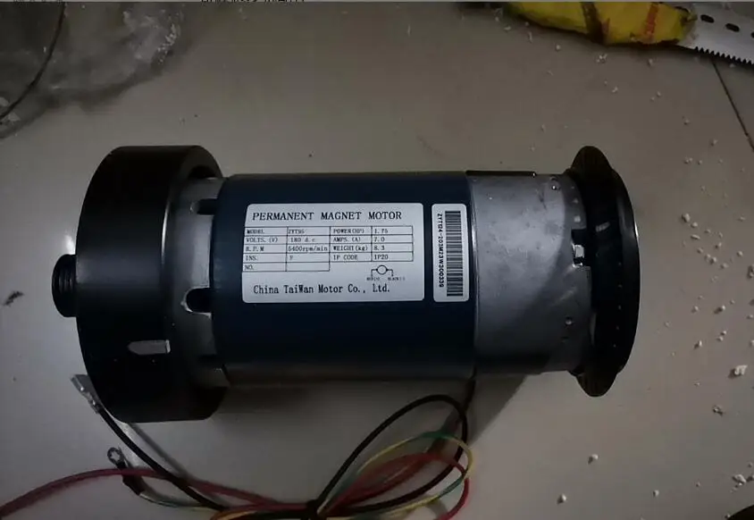 Treadmill dc motor 1.75hp ZYT95 180v dc 7.0A 5400RPM