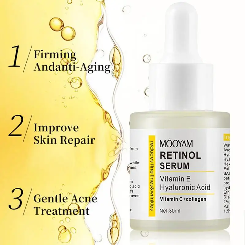 Retinol Essence Vitamin E Hyaluronic Wrinkles Repairing Essence Firming Facial Repair Essence Anti Aging Face Retinol Essences