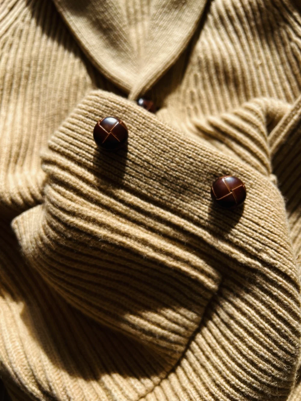 Classic 920s awl Collar Cardigan Heavy Knitted Wool Blend Sweater Faion Urban Sle Long Sve Thiened Autumn Wear