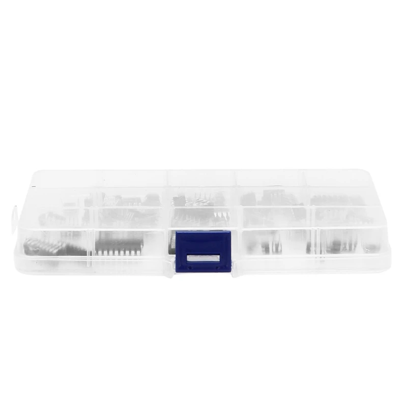 N75R-170 peças 10 tipos kit de sortimento de chip de circuito integrado, conjunto de soquete dip ic para opamp temporizador de precisão única pwm