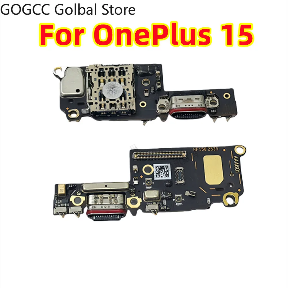For OnePlus 15 15T 15S 15R 5G Charging Port SIM Card Slot Reader Microphone Connector Type-C USB Charger Dock Flex Cable Board