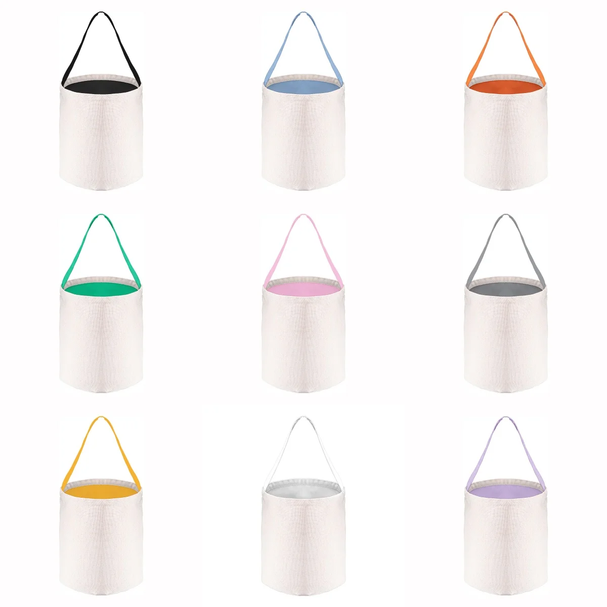 

Сумочка Сублимационная пустая сумка Корзина для детей - Пасхальный день Рождество Праздник Сумка для покупок на открытом воздухе с местом для хранения конфет