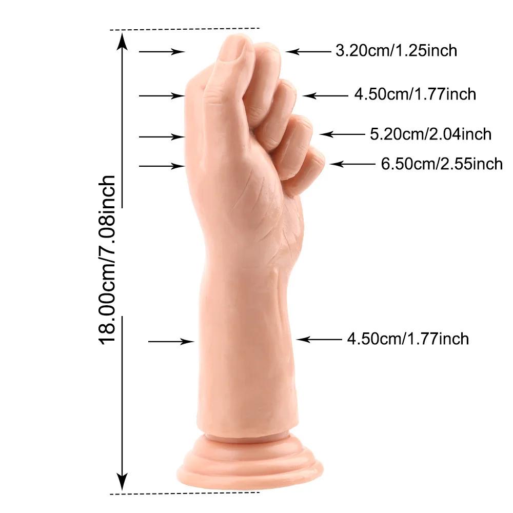 18cm Sexy Hand Fist Big Dildos For Women Vaginal Dilator Anal Plug Men Butt Expander Female Masturbator Sex Toys Erotic Products