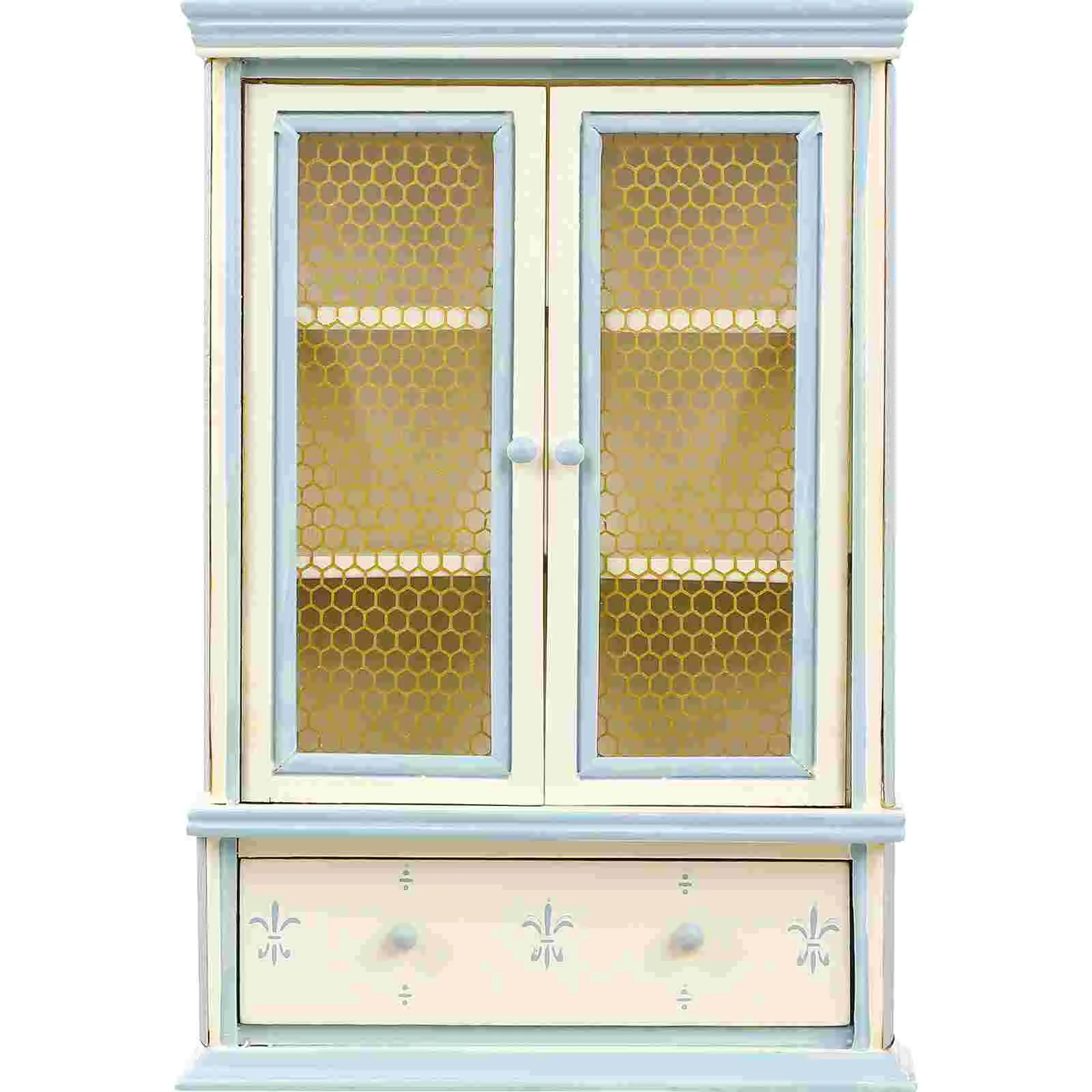 Maison de poupée, étagère, modèle d'armoire, jouets pour tout-petits, décorations de meubles, accessoires miniatures en bois