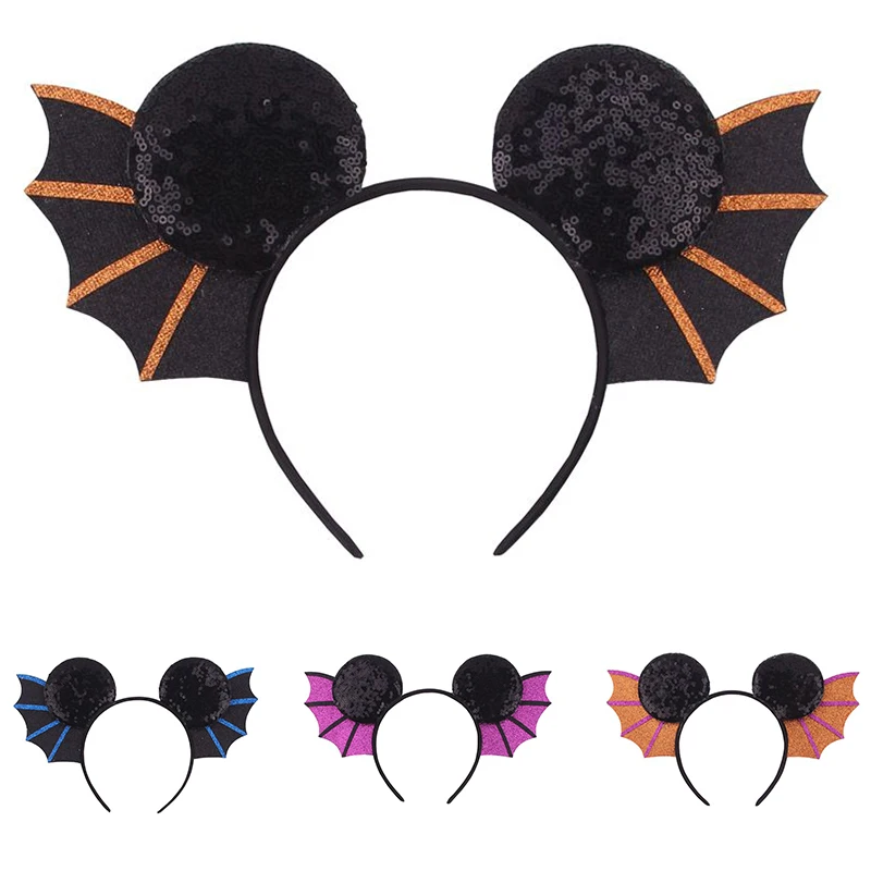 1 Stück Mickey Halloween-Stirnband, lustiges Fledermaus-Stirnband, geeignet für Halloween-Partys, zum Tragen von lustigen Geschenken und Accessoires