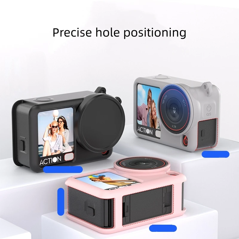 

For DJI Action 6 Protective Case Lens Cover Shockproof Housing Sports Camera Silicone Sleeve