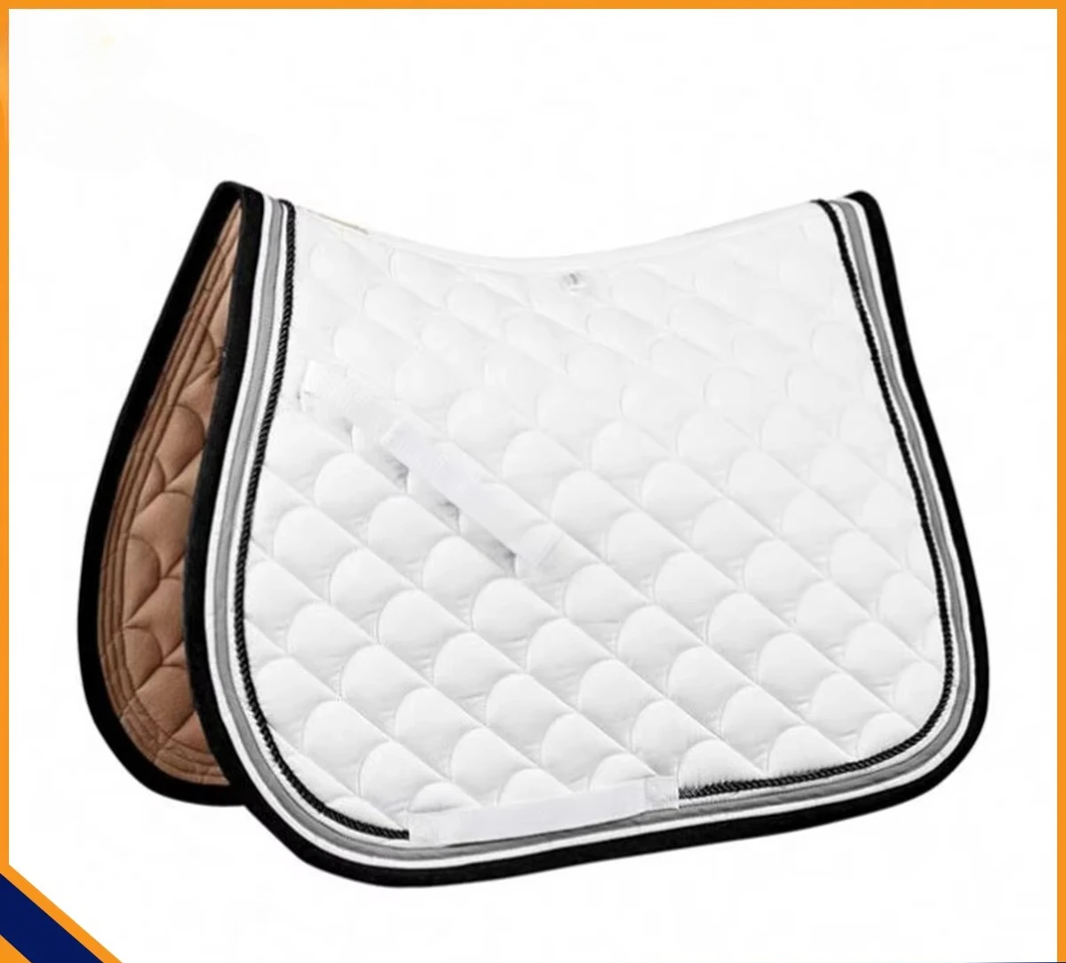 المضادة للانزلاق جل السرج الوسادة شعار مخصص متاح بالجملة الحصان تك منخفضة موك السرج الوسادة #4