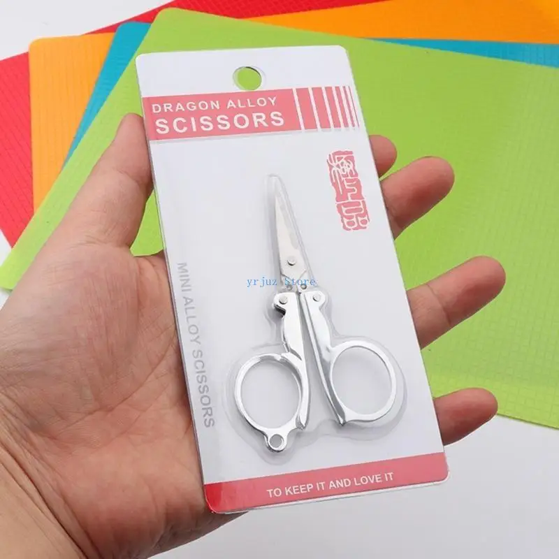 583D Mini Stainless Steel Scissors Functional Cutter Scissors for Office Home School