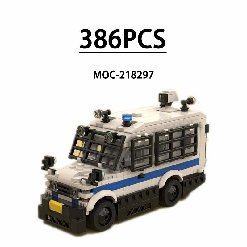 

MOC-218297 Police Armored Vehicle 386 Pieces, Car Model, Children's Birthday Gift, Christmas Toy Gift for Boys