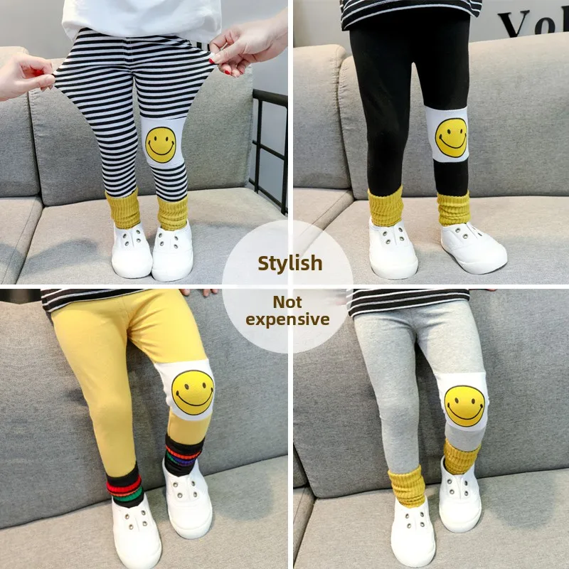 

Брюки из хлопка на подкладке для девочек, модные брюки с базовым слоем, верхняя одежда для малышей и младенцев в возрасте - 3 осень-зима, Pur...