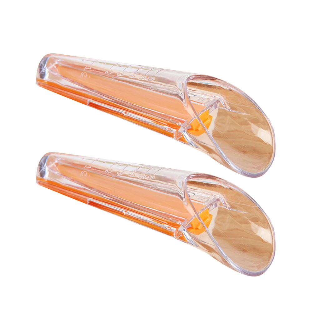 

2Pcs Yeast Scale Transparent Thickened Plastic Measuring Cup Sealing Clip Easy Cleaning Kitchen Gadget Baking Tool