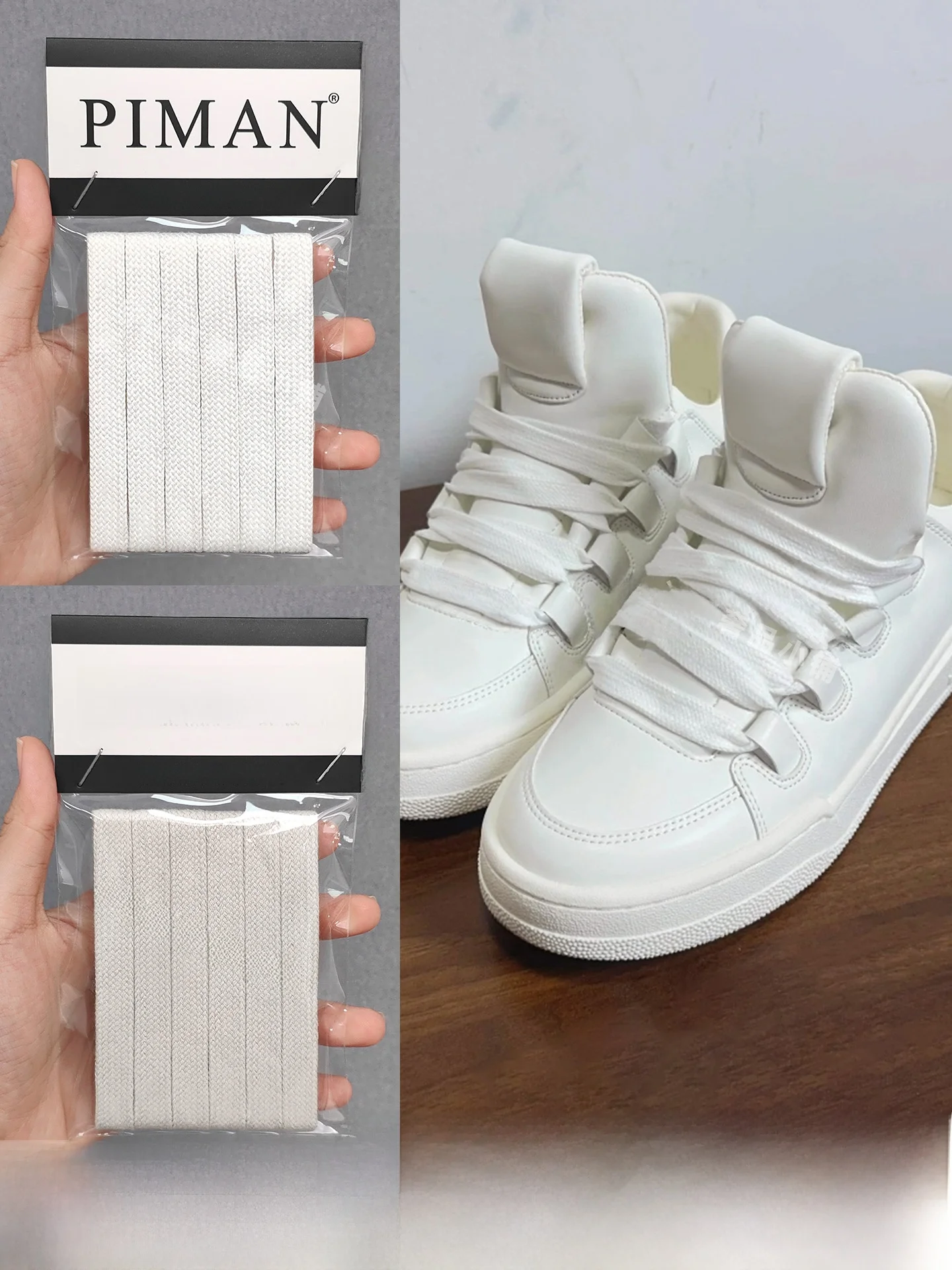 cadarcos-planos-originais-piman-unissex-de-algodao-para-tenis-de-corrida-leves-nas-cores-cinza-e-branco-adequados-para-hom