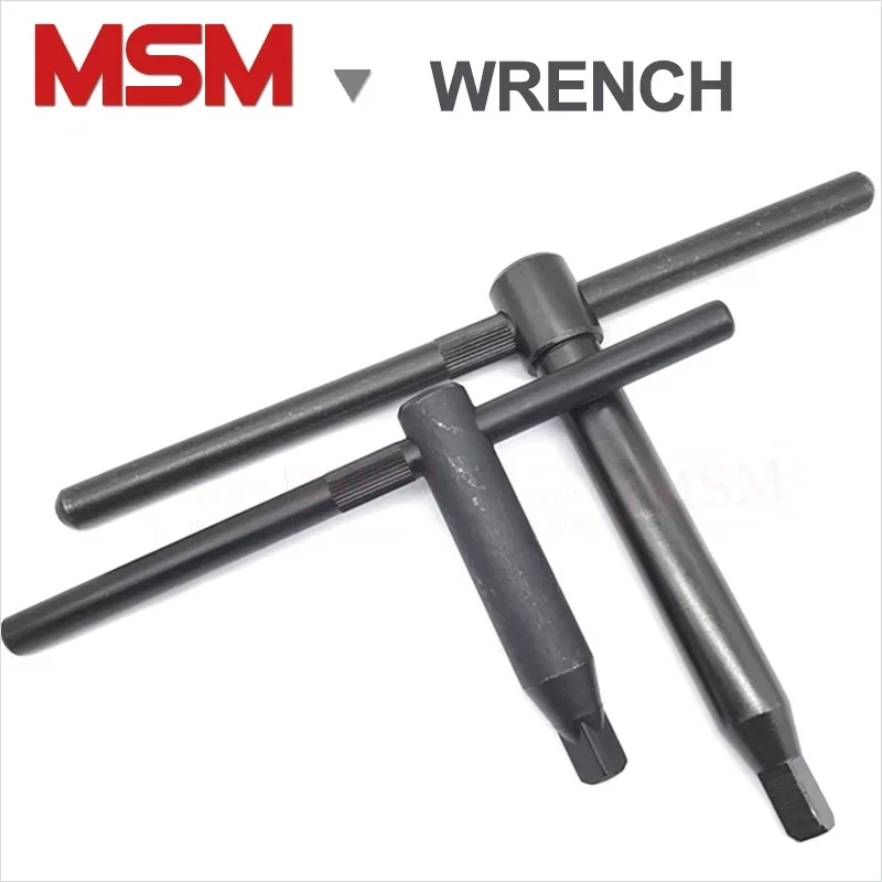Free Shipping 1pcs Milling Lathe Chuck Square Key Wrench Female And Male 8mm 10mm 12mm 14mm 17mm Spanner Tool