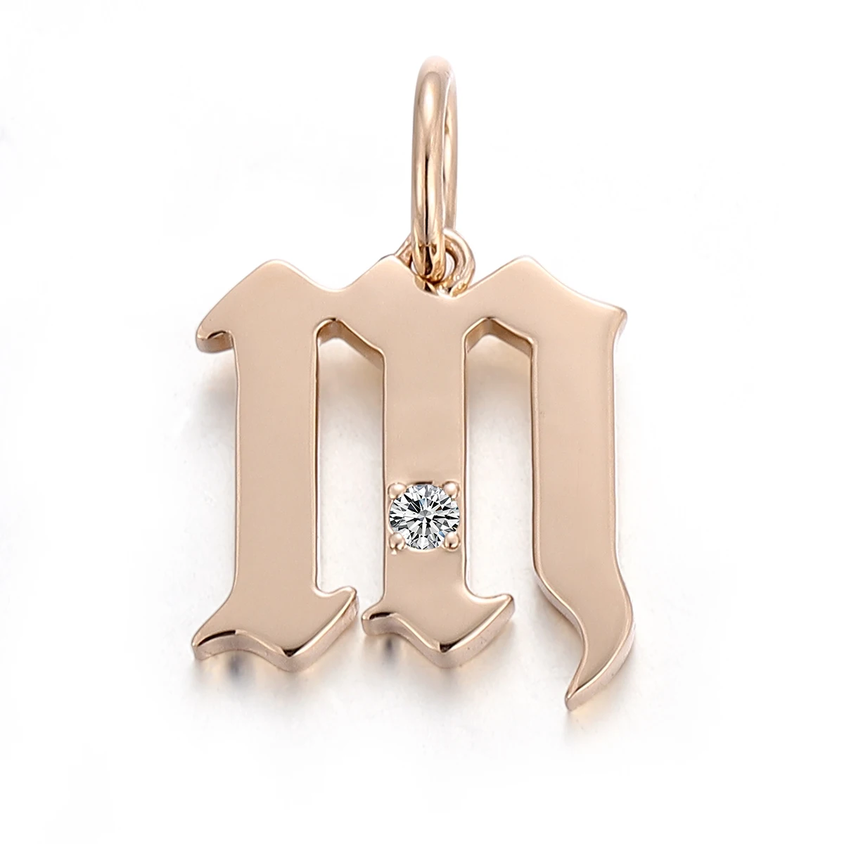 

Provence Minimalist Hip Hop Letter Chain Pendant 14KGold DEF/VS Lab diamonds Jewelry Logo Name Streetwear Fine jewelry Custom