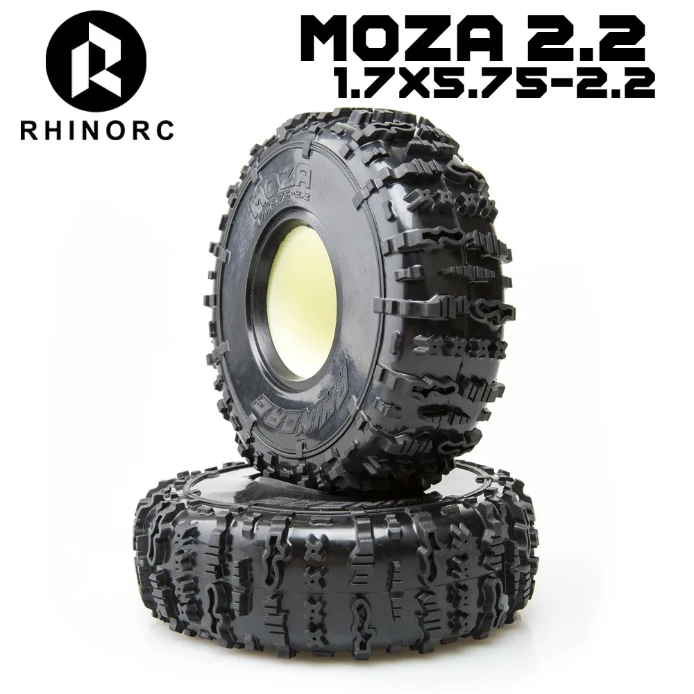 RHINORC R57501 2.2" Cheater Tires - High Viscosity Rubber & Narrow Profile - Sporty Class Dominator Set (2PCS)