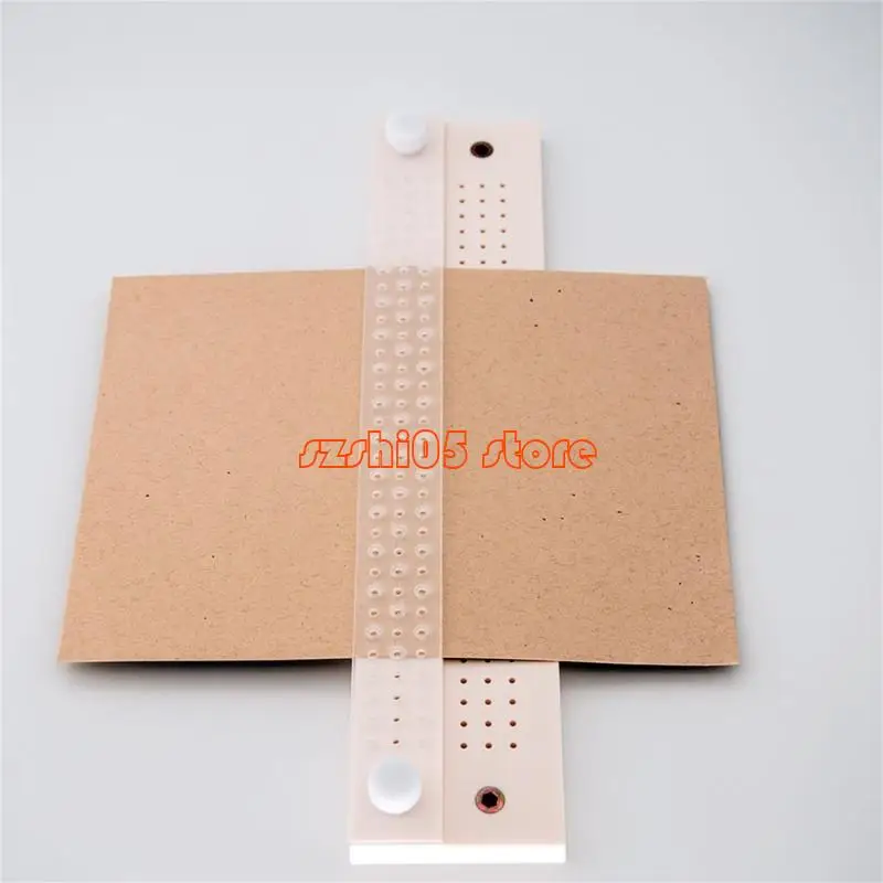 781E Paper Hole Puncher Base Bookbinding Supplies with Punching Tool Sewing Needle and Thread for Bookbinding Craft