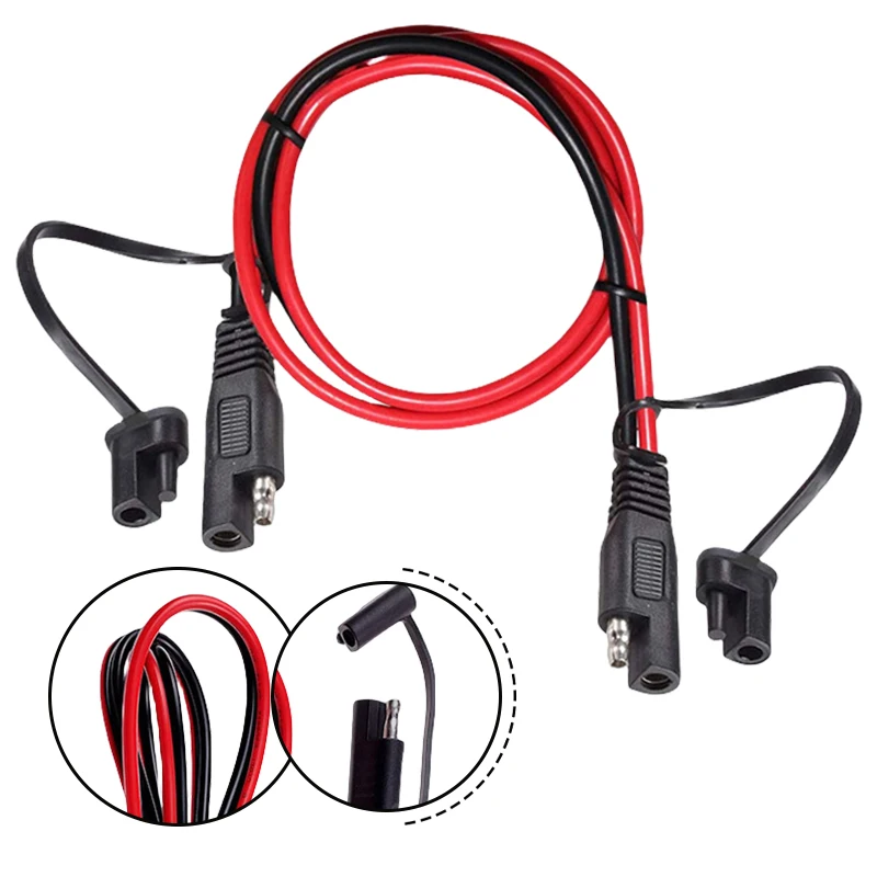 Cabo de conexão sae de cabeça dupla 14-awg, capa contra poeira, conexão estendida, cabo de alimentação, lagoas ao ar livre, peça de substituição de iluminação